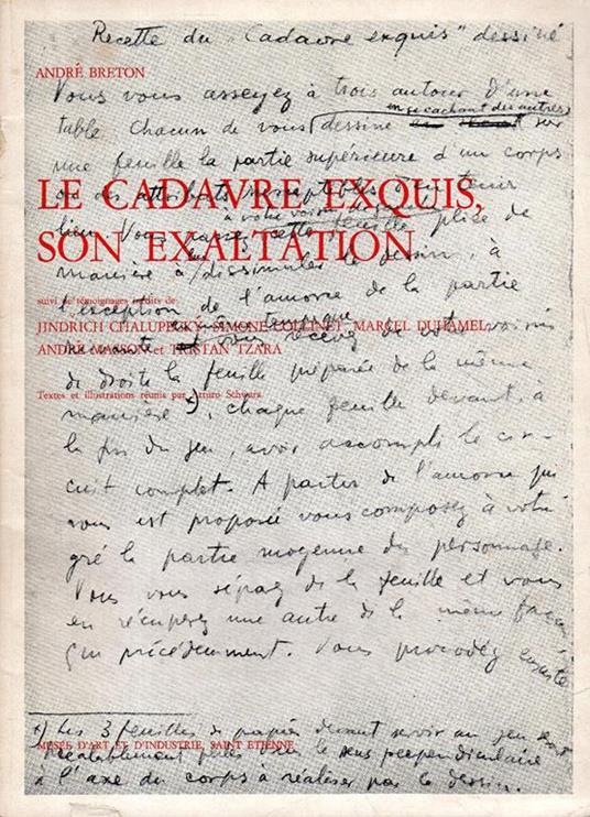 Le cadavre exquis, son exaltation - André Breton - copertina