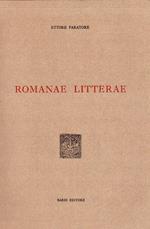 Romanae litterae