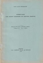 Venetico una nuova iscrizione da Cartura (Padova). Estratto dall'Archivio Glottologico Italiano Volume LVII . Fasc. 2 (1972)