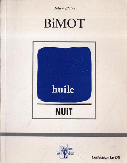 Autografato ! BiMot - Julien Blaine - copertina