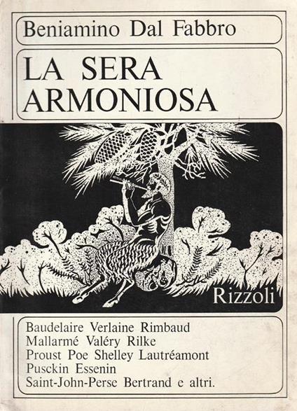 La sera armoniosa - Beniamino Dal Fabbro - copertina