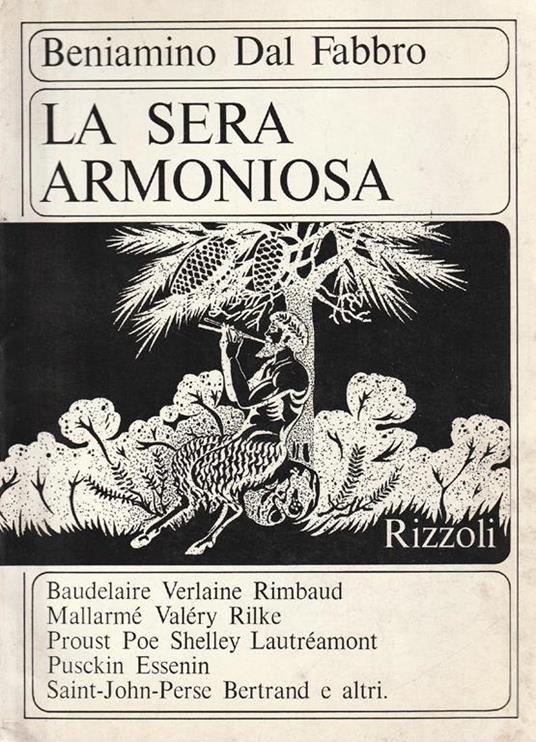 La sera armoniosa - Beniamino Dal Fabbro - copertina