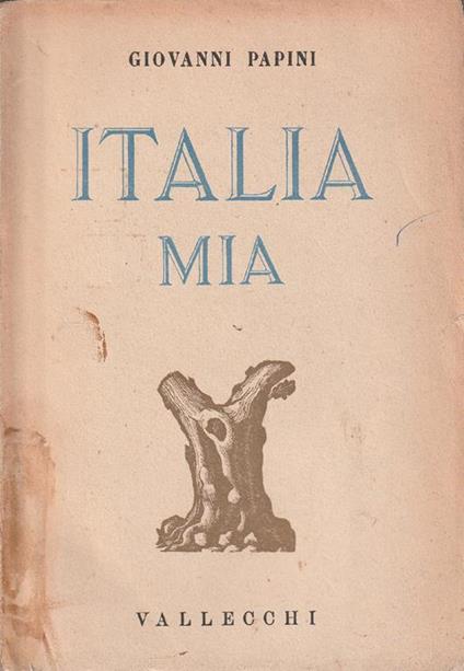 Italia mia - Gianni A. Papini - copertina