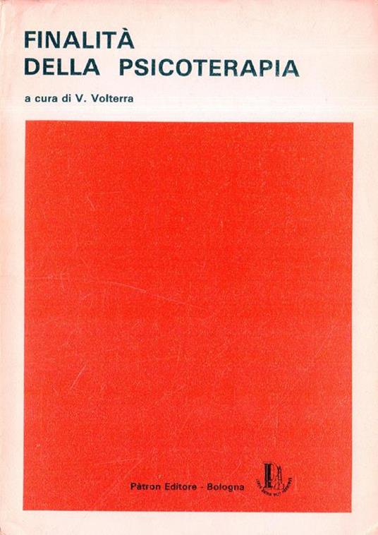 Finalità della psicoterapia - copertina
