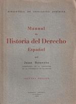 Manual de Historia del Derecho Espanol