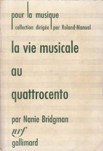 La vie musicale au quattrocento - copertina