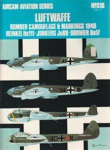 Luftwaffe bomber comouflage & markings 1940 Heinkel He111 - Junkers Ju88 - Dornier Do17 - copertina