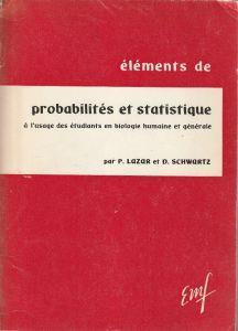 Eléments de probabilités et statistique - copertina