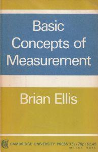 Basic Concepts of Measurement - Peter B. Ellis - copertina