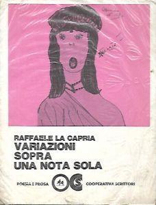 Variazioni sopra una nota sola - Raffaele La Capria - copertina