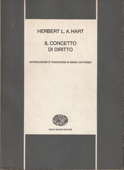 1° edizione! Il concetto di diritto - copertina
