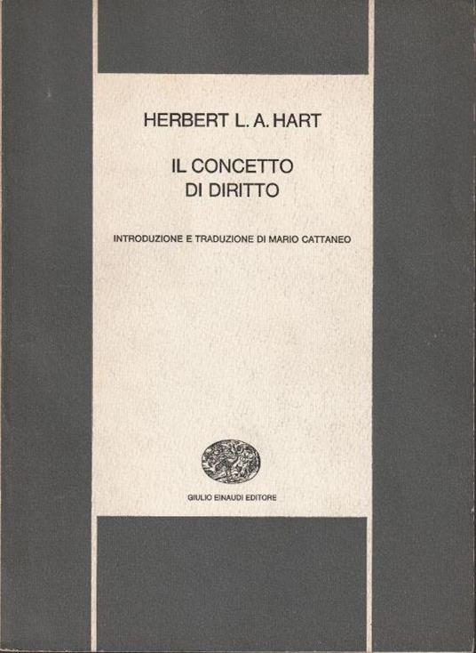 1° edizione! Il concetto di diritto - copertina