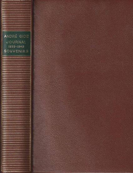 Journal 1939-1949 - copertina