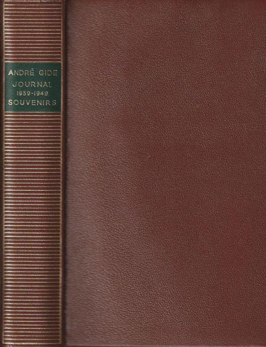 Journal 1939-1949 - copertina