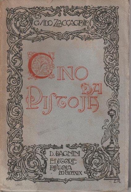 Gino da Pistoia. Studio Biografico - copertina