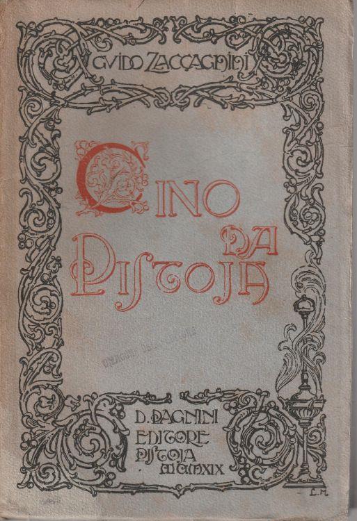 Gino da Pistoia. Studio Biografico - copertina