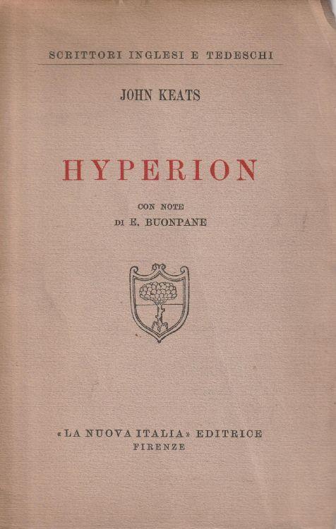Hyperion. Con note di E. Buonpane - copertina