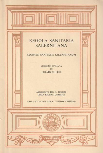Regola sanitaria salernitana - copertina