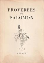 Proverbes de Saomon