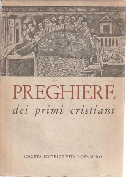 Preghiere dei primi cristiani - copertina