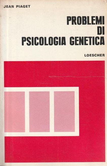 Problemi di psicologia genetica - copertina