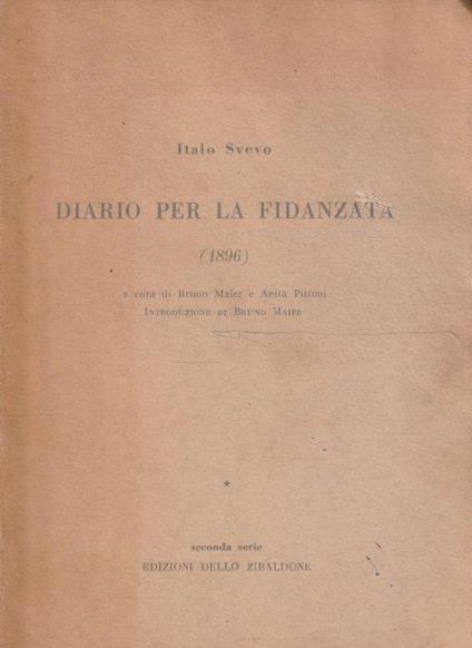 Diario per la fidanzata di Italo Svevo (1896) - Italo Svevo - copertina