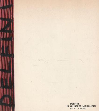 Antonio Delfini - Giuseppe Marchetti - copertina