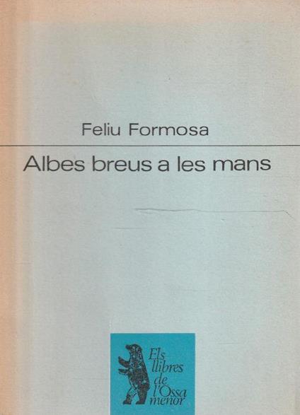 Albes breus a les mans - copertina