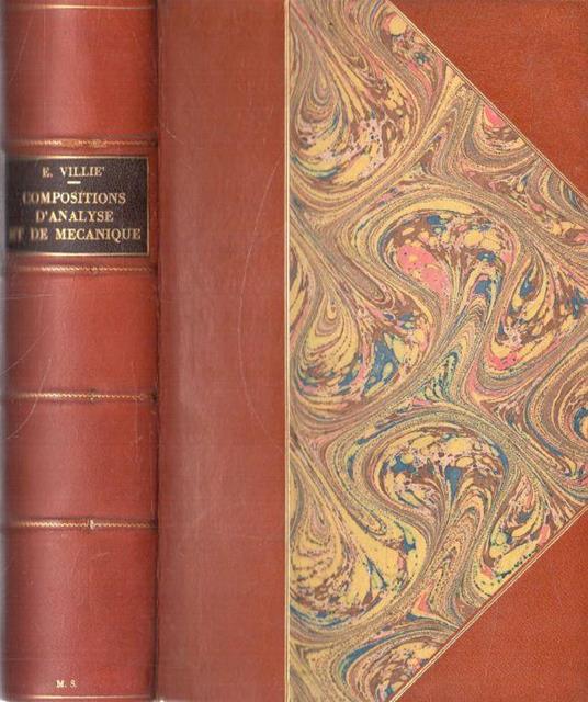 Compositions d'Analyse, Mécanique et d'Astronomie (due tomi) - copertina