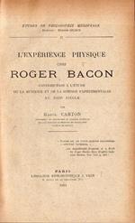 L' Expérience Physique chez Roger Bacon