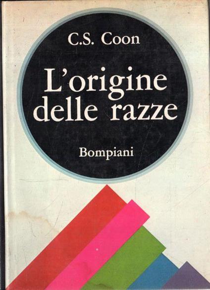L' Origine delle Razze - copertina