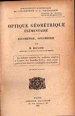 Optique Géométrique Elémentaire