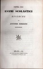 Sopra gli Esami Scolastici