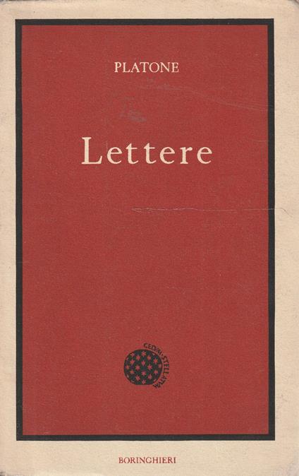 Lettere - Platone - copertina