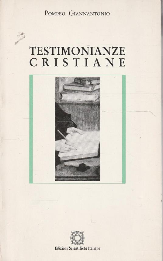 Testimonianze cristiane - Pompeo Giannantonio - copertina