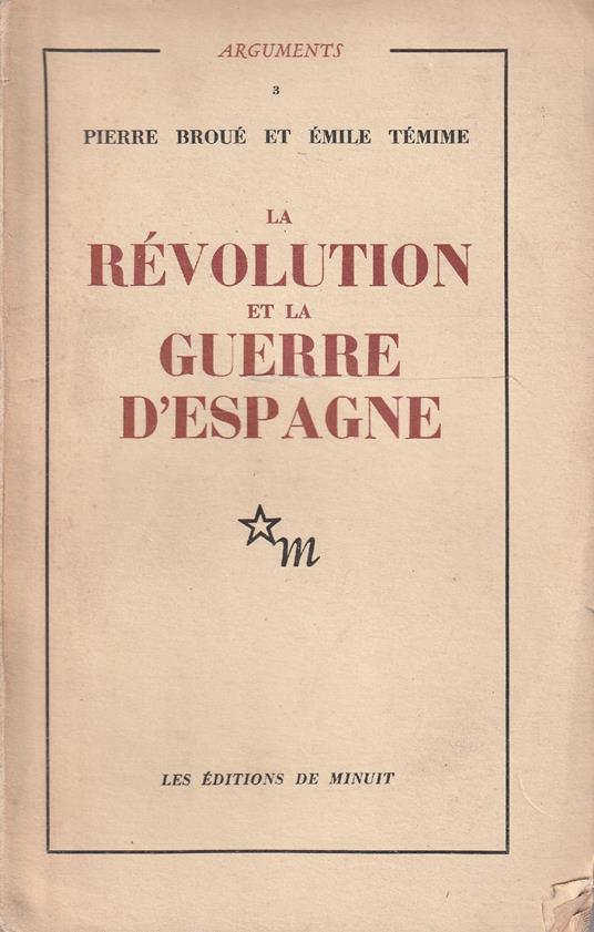 La révolution et la guerre d'espagne - copertina
