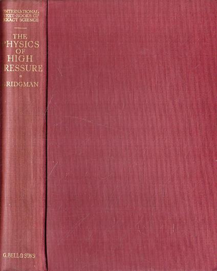The Physics of High Pressure - copertina
