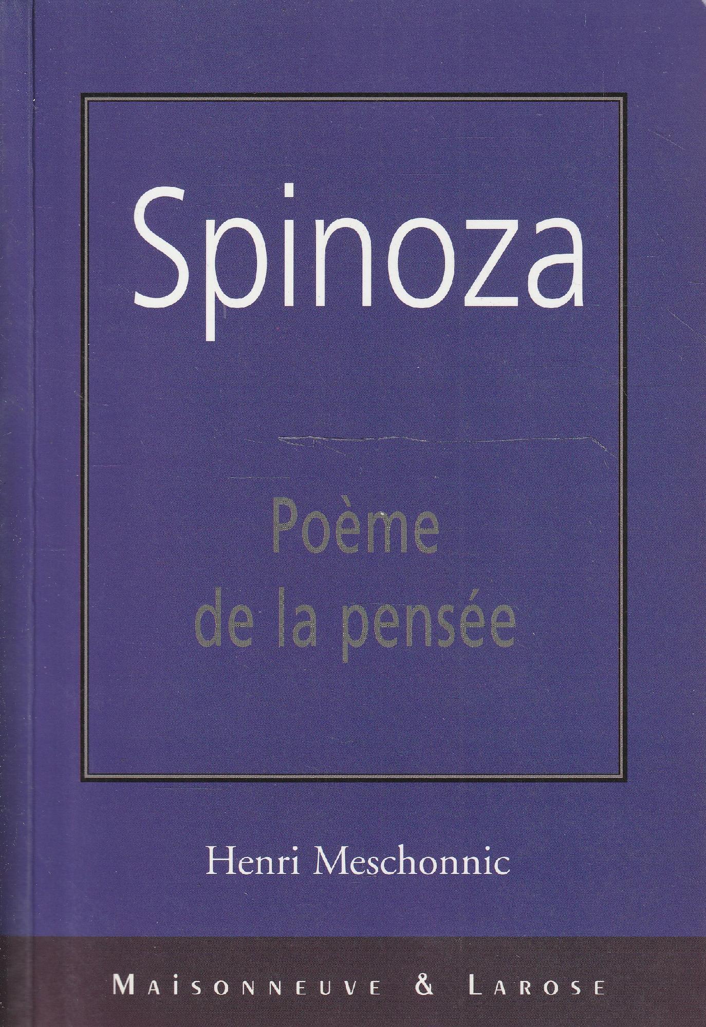Spinoza : poème de la pensée