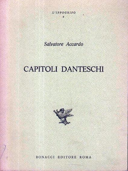 Autografato! Capitoli danteschi - Salvatore Accardo - copertina