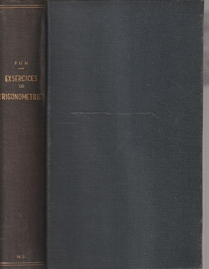 Exercices de Trigonométrie. Par F. G.-M - copertina
