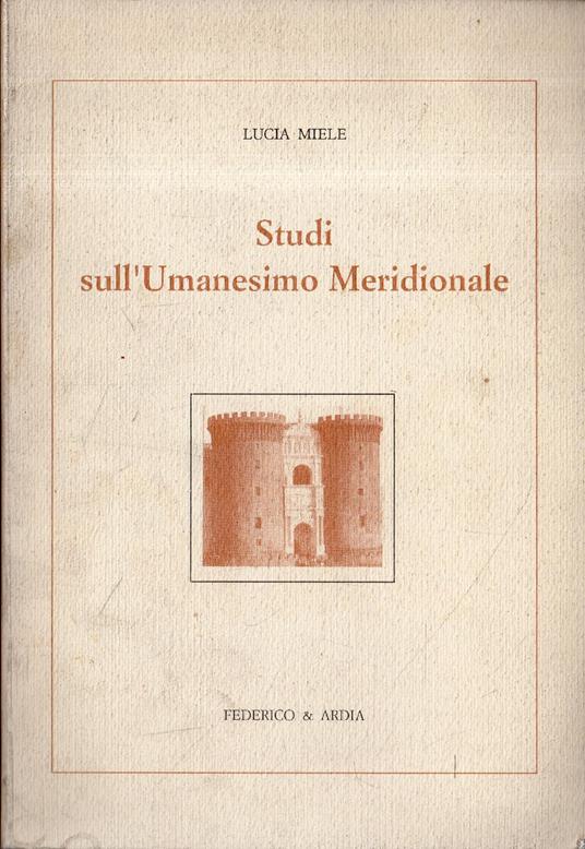 Studi sull'Umanesimo Meridionale - copertina