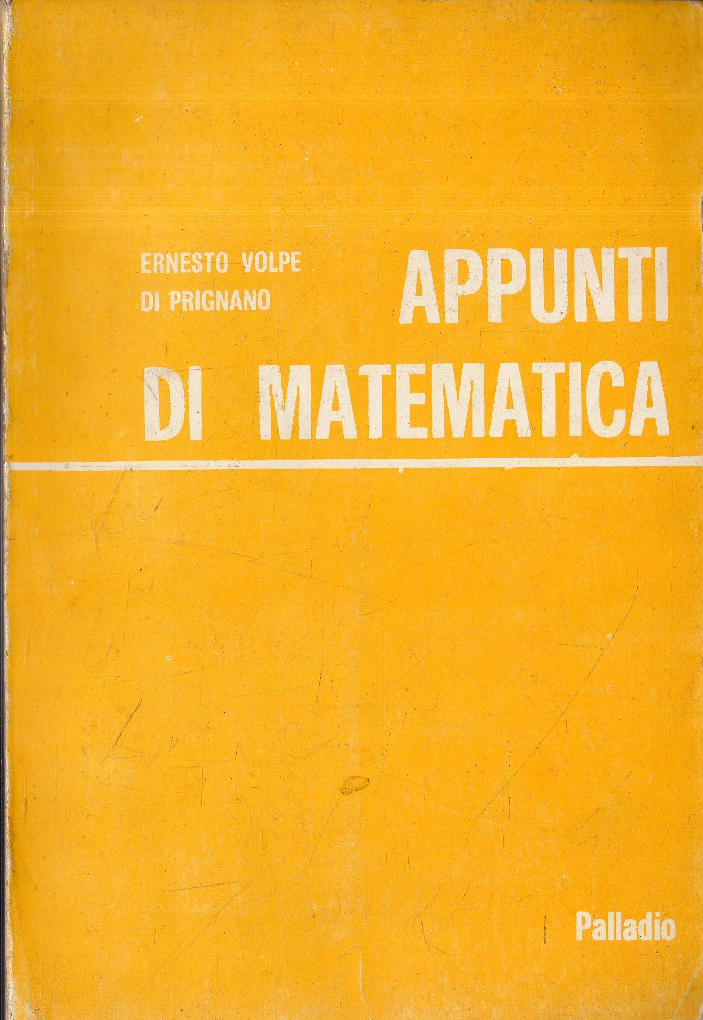 Appunti di Matematica