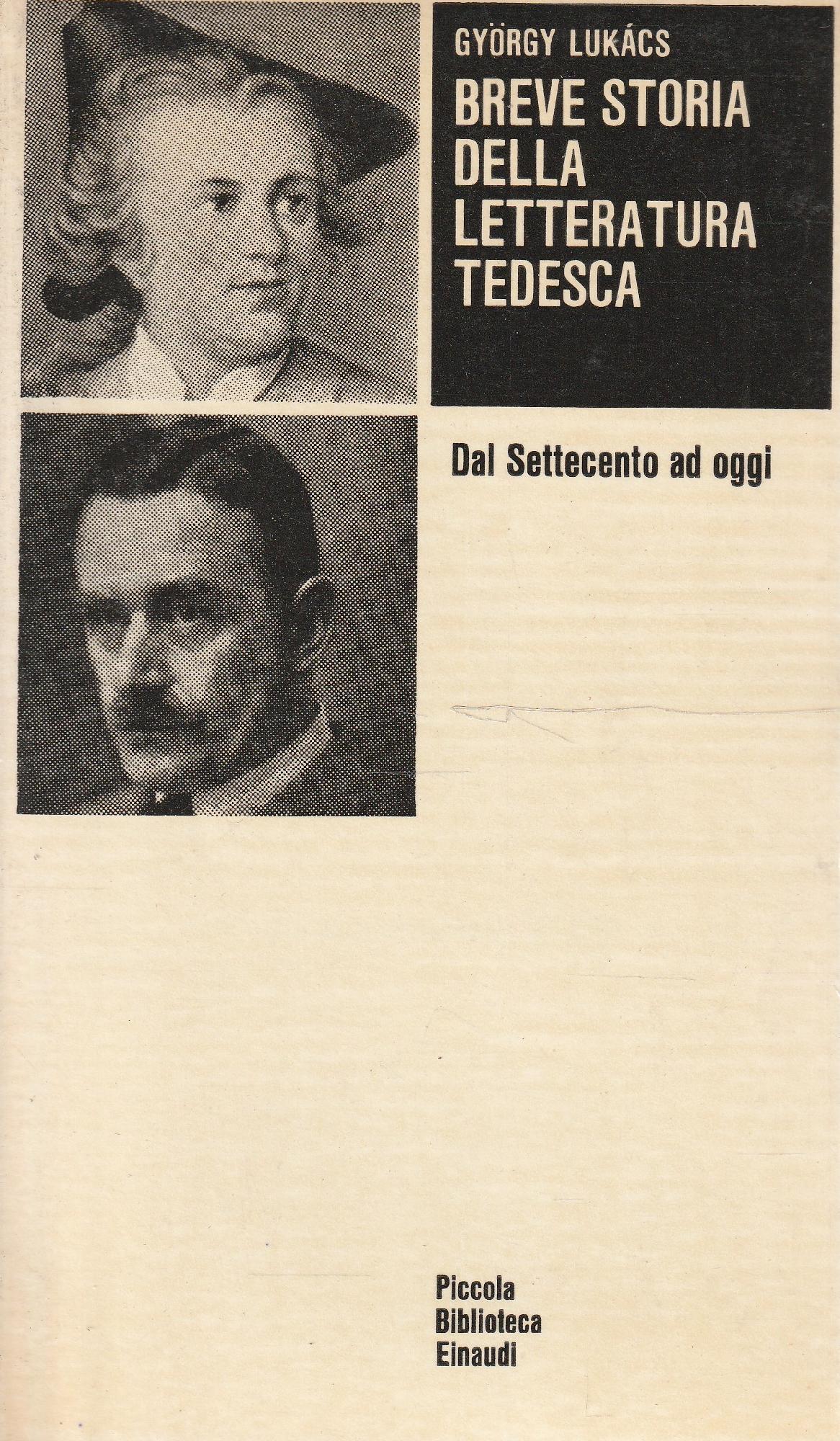 Breve storia della letteratura tedesca. Dal Settecento ad oggi