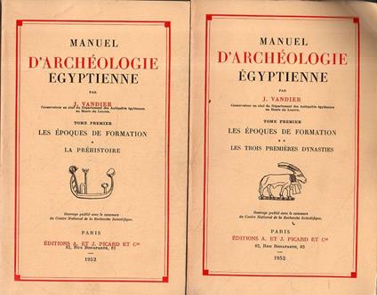 Manuel d'Archéologie Égyptienne (2 vol.) - copertina