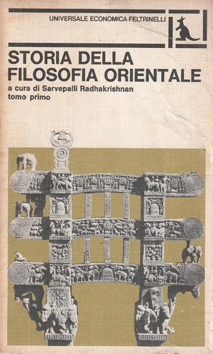 Storia della filosofia orientale. Tomo primo - Sarvepalli Radhakrishnan - copertina