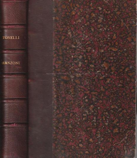 Manzoni - Luigi Tonelli - copertina