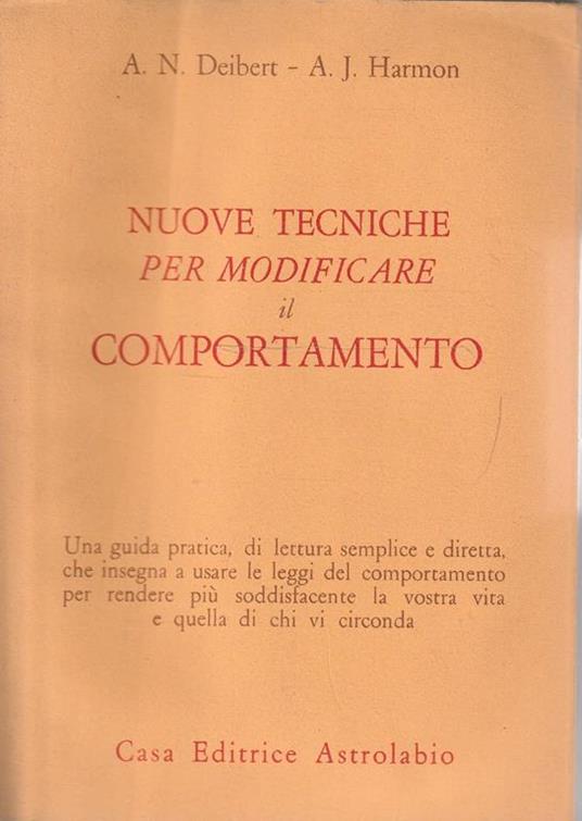 Nuove tecniche per modificare il comportamento - copertina