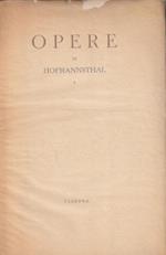Andrea o i ricongiunti. Vol. 1 di Opere di Hofmannsthal
