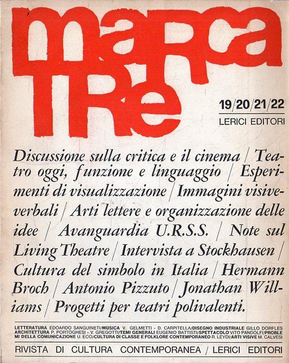 Marcatré: rivista di cultura contemporanea