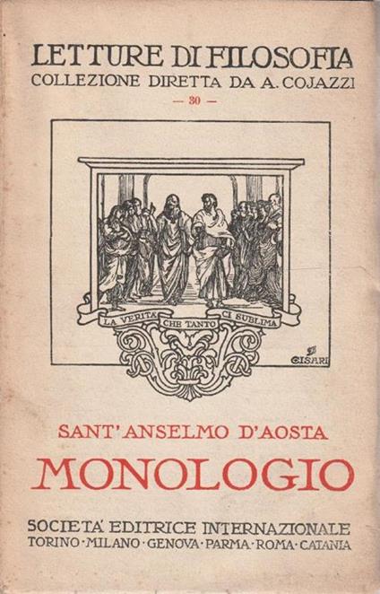 Monologio - d'Aosta Anselmo - copertina